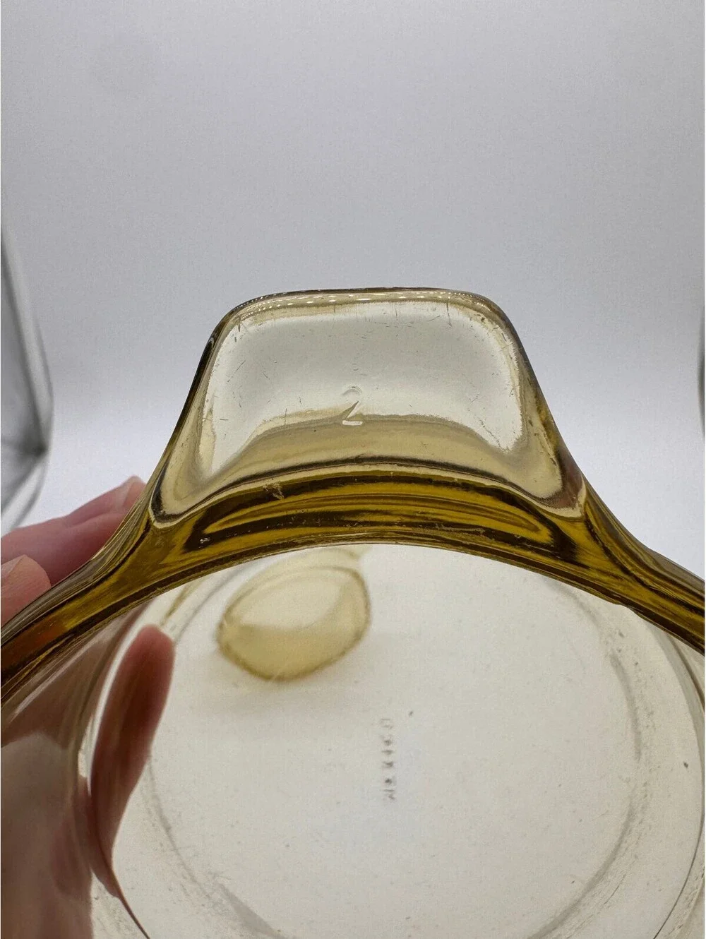 Vitrocrisa Pyr-O-Rey Dynaware Amber Glass Individual Casserole Dishes Vintage